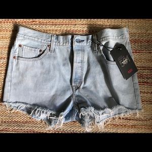 Levi’s 501 vintage button fly jean cutoff shorts